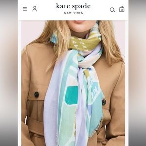 Kate Spade Central Park Map Scarf